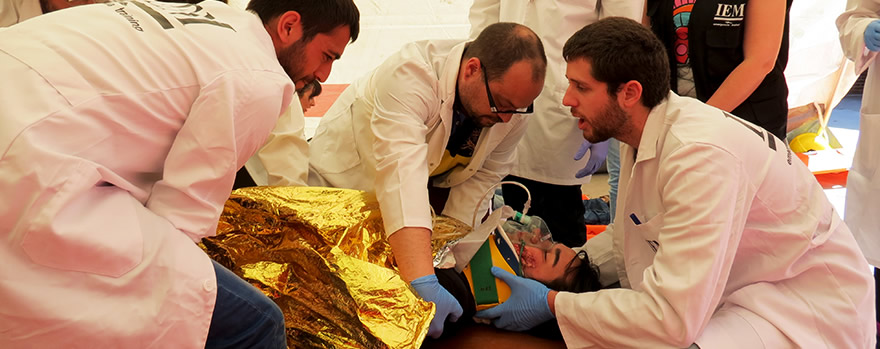 Atención a pacientes quemados y víctimas de incendio